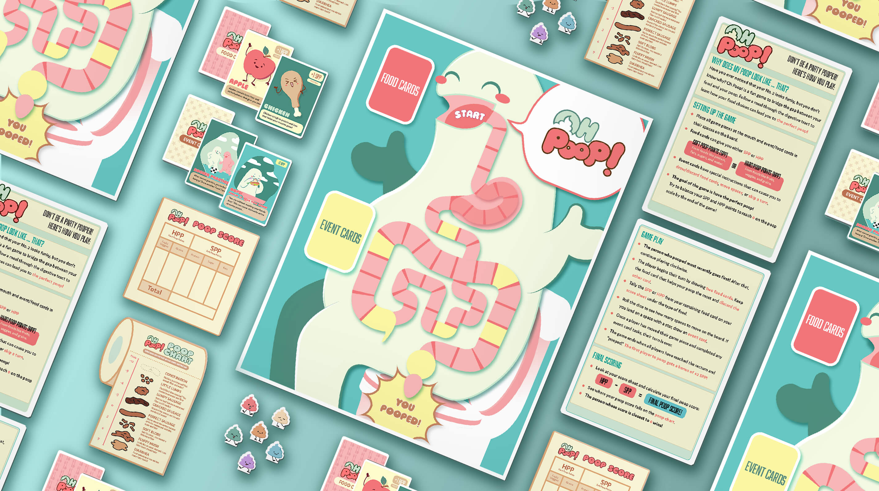 'Oh Poop!' Board Game