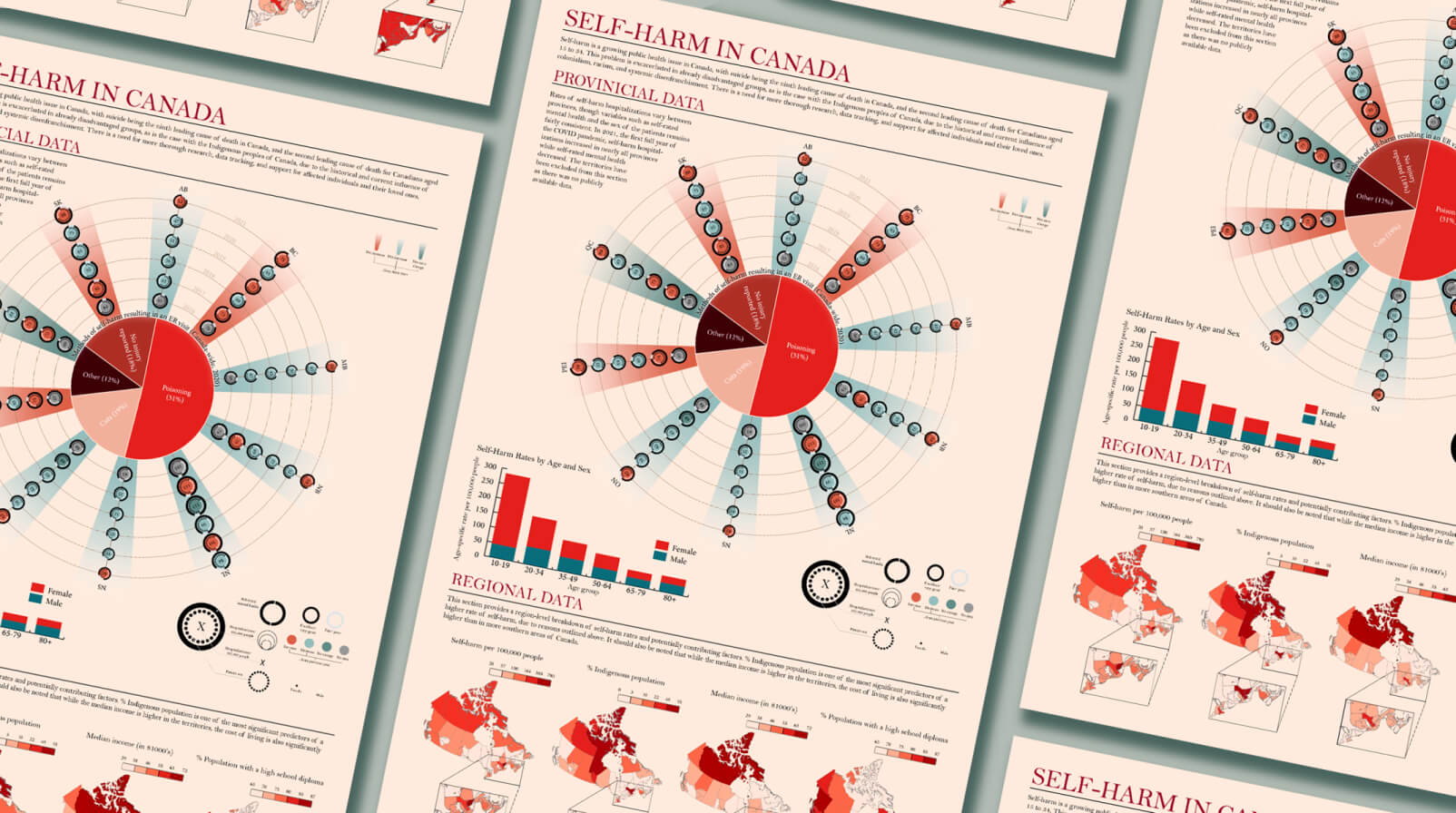 Self-Harm in Canada - Data Visualization